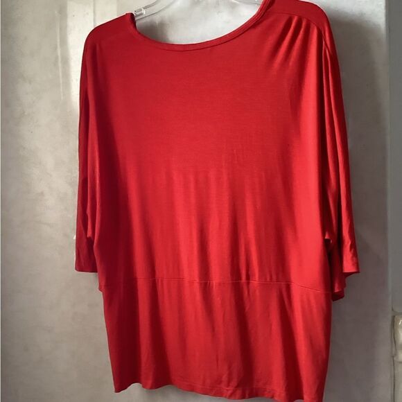 Trina Turk XL Red front knot top - Picture 9 of 9